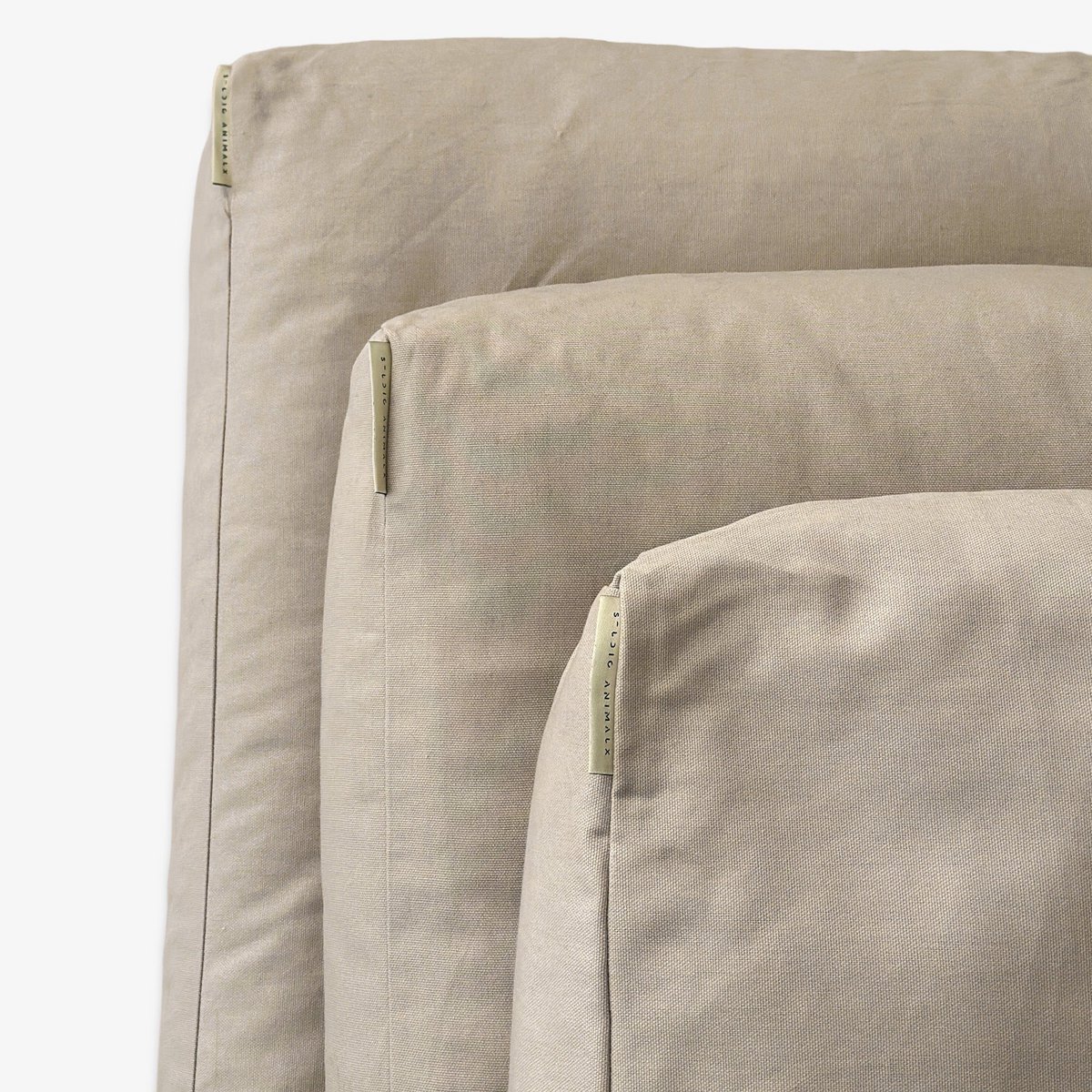 Kussenhoes | katoen | vanille kleur | maat S | 70 x 50 x 15 cm - Afbeelding 7