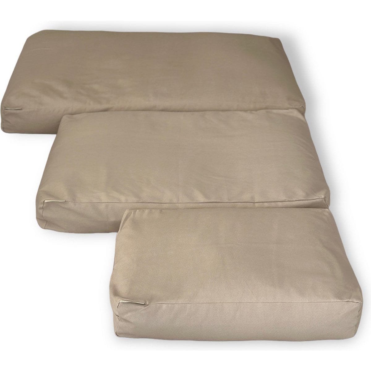Kussenhoes | katoen | vanille kleur | maat S | 70 x 50 x 15 cm - Afbeelding 3