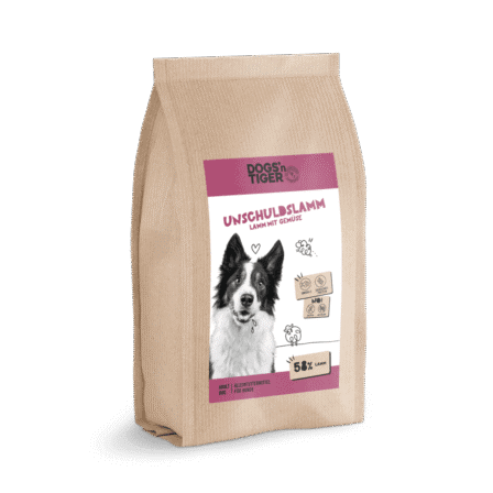 Dogs’n Tiger Adult Premium hondenvoer, Innocence Lamb, droogvoer, graanvrij, lamsvlees en kruiden