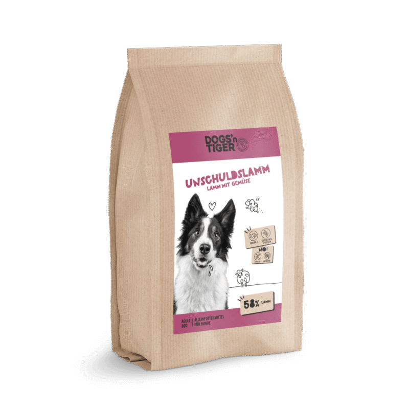 Dogs’n Tiger Adult Premium hondenvoer, Innocence Lamb, droogvoer, graanvrij, lamsvlees en kruiden