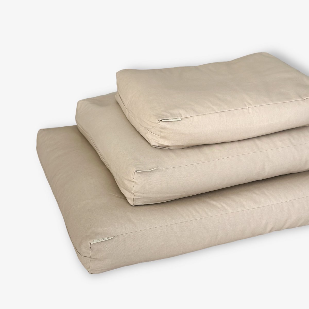 Honden- en kattenkussen | katoen | EPS-parelvulling | vanille | maat S | 70x50x15cm - Afbeelding 5